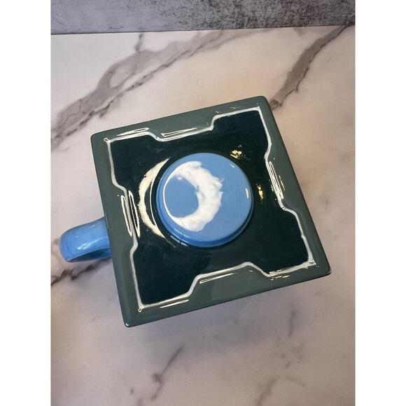 '17 Rick & Morty MR MEESEEKS Coffee SQUARE 3D MUG Adult Swim Cartoon Collectible - Picture 13 of 16